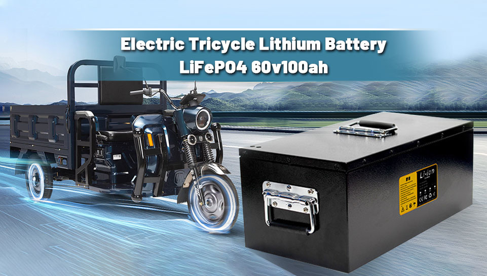 Laatste bedrijfscasus over Elektrische driewiel lithiumbatterie LiFePO4 60v100ah-oplossing
