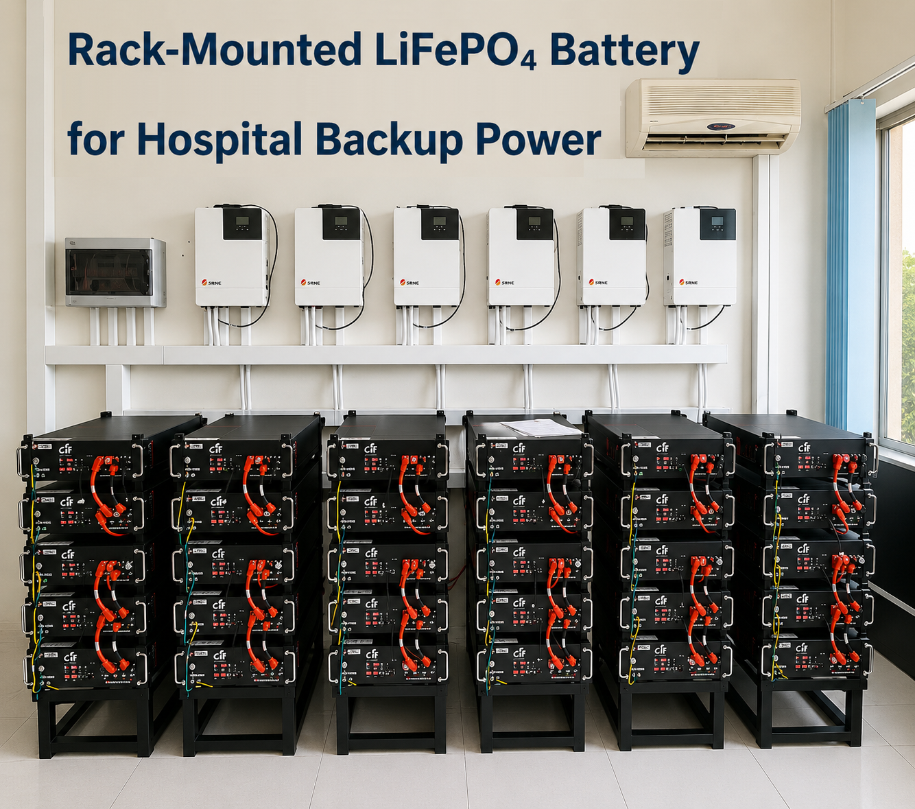 Laatste bedrijfscasus over LiFePO4-batterij voor ziekenhuisreservekracht