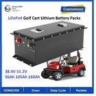 CLF Rechargeable LiFePo4 Golf Cart Lithium Battery Packs 38.4V 56Ah 105Ah 160Ah Trucklif 6000cycles