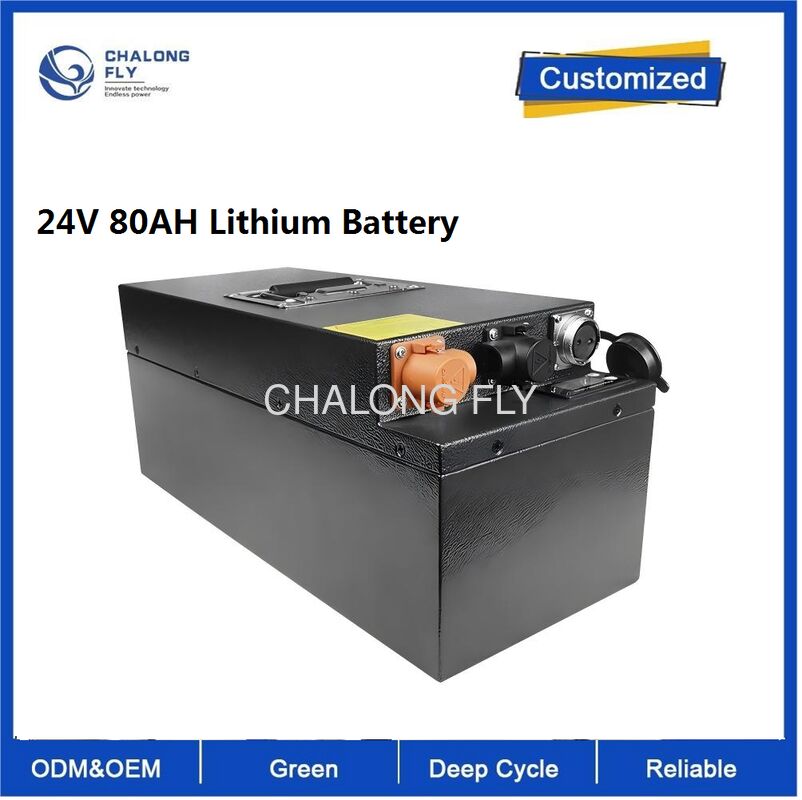 CLF Square Lithium Battery Pack 24V 80Ah High-Power Energy Storage Lithium-Ion External Battery