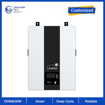 LiFePo4 van de het Huisreserveaccu van de Lithiumbatterij 48V 100AH het Pak5kw 10KW OEM ODM zette de Muur het Systeem van de Zonnemachtsopslag op