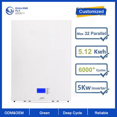 LiFePo4 van het het Lithiumijzer van de Lithiumbatterij 48V 100AH 200AH OEM van de het Fosfaatbatterij ODM de Opslagsysteem van de Huis Reserve Zonnemacht