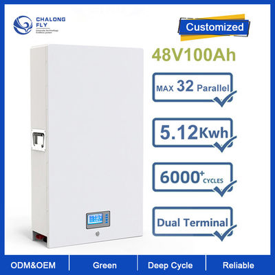 LiFePO4 Lithiumbatterij OEM ODM 48V 100AH 200AH 300AH Powerwall Off Grid Huishoudelijke zonne-energie energieopslagbatterij