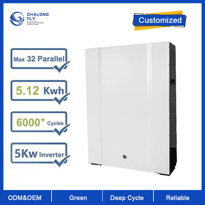OEM ODM LiFePO4 het de Opslagsysteem van de lithiumbatterij stapelde van het het Lithiumbatterij Aangepaste lithium van 48V 100AH200AH de batterijpakken