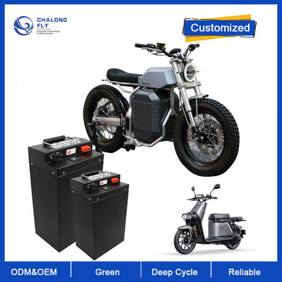 LiFePO4 Lithiumbatterij OEM ODM 60V 72V 60AH 80AH 120AH Elektrische scooterbatterij Groothandel 80AH 100AH Li-ionbatterij