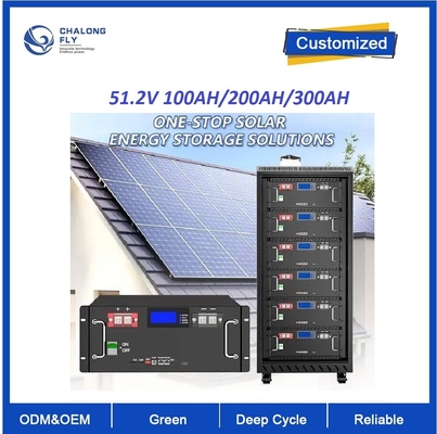 Het aangepaste het Systeemess Rek van de Huis Woon Industriële Energie zette LiFePO4-Lithium Ion Battery 48v 100ah 3.2V ESS op
