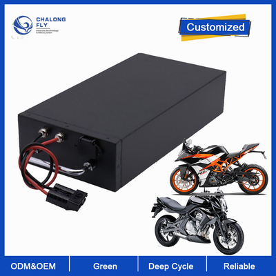 LiFePO4 Lithiumbatterij 60V 72V 30AH 40AH 60AH 80AH 120AH OEM ODM Lithiumbatterijpakketten voor e-fiets / motorfiets / rolstoel