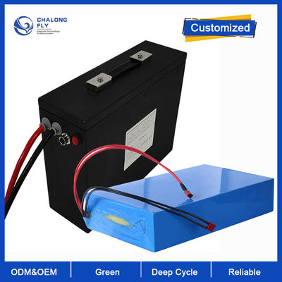 LiFePO4 Lithiumbatterij 60V 72V Lithium Iron EV-batterijpakket OEM ODM Lithiumbatterijpakketten voor motorfiets / rolstoel