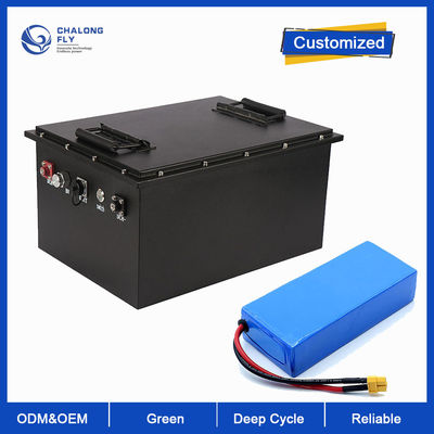 LiFePO4 Lithiumbatterij 48V 60V 72V 30AH 60AH 100AH Custom Lithium Ion Battery Oplaadbaar Voor E-motorfiets/E-wielstoel