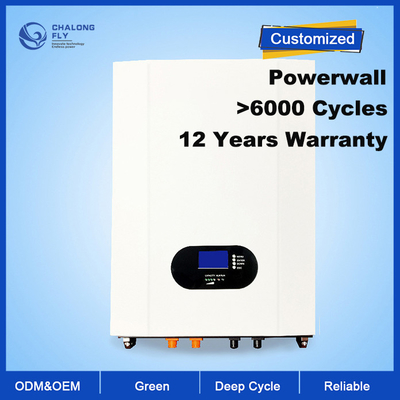 OEM ODM LiFePO4 de Muur van de lithiumbatterij zette pakken van de het lithiumbatterij van het Reserveaccupak naar huis de Navulbare 5kwh 7kwh 10kwh op