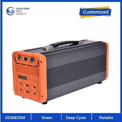 OEM ODM LiFePO4 lithiumbatterij 700W-UPS outdoor camping powerbank sneloplaadend elektriciteitscentrum lithiumbatterijpakket