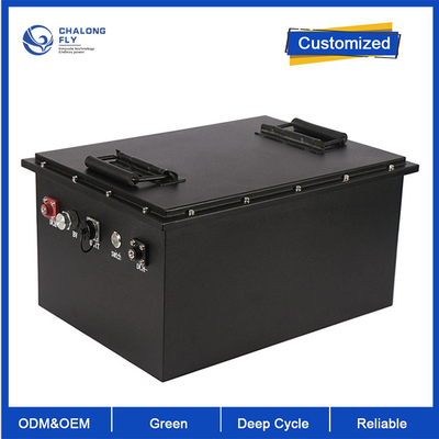 OEM ODM LiFePO4 lithiumbatterij Metal Shell Industrial Lithiumbatterij 14S 60V 50AH EV Op maat gemaakte lithiumbatterijpakketten