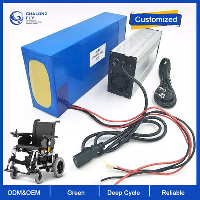 LiFePO4 Lithiumbattery Oplaadbare OEM ODM 24V 36V 48V 60V 50AH 100AH Mobiliteit Elektrische scooter Lithiumbattery Packs