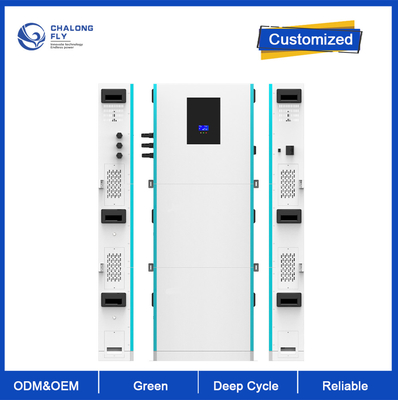 OEM ODM LiFePO4 het de Opslagsysteem van de lithiumbatterij stapelde van het het Lithiumbatterij Aangepaste lithium van 48V 100AH200AH de batterijpakken