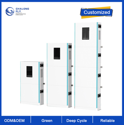 OEM ODM LiFePO4 lithiumbatterij Stapeld huishoudelijk batterijopslagsysteem 48V 100/200AH lithiumbatterijpakketten