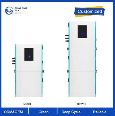 OEM ODM LiFePO4 lithiumbatterij Opstapeld huishoudelijk batterijopslagsysteem 48V 100AH300AH Op maat gemaakte lithiumbatterijpakketten