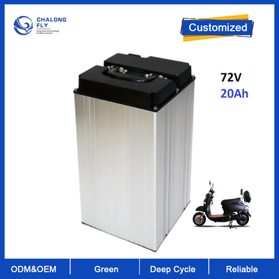 Aangepaste 60V 38.5Ah lithiumbatterij voor elektrische scootermotorfiets LiFePO4