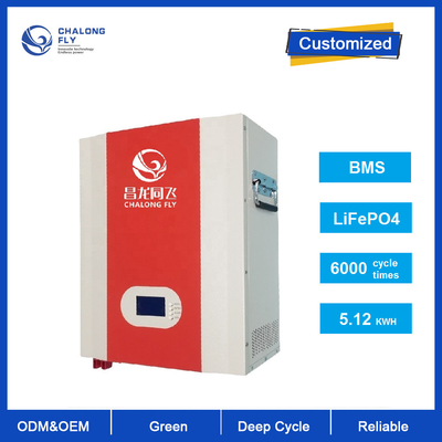 Lifepo4 Diepe de Cyclusbatterij van de Lithiumion battery pack powerwall wall Opgezette Batterij 48V 100Ah 12V voor Huis Woon