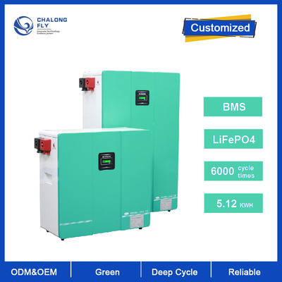 De aangepaste batterij van Lithiumion battery pack LifePo4 24V 48V 200Ah Powerwall voor Zonne de Opslagsysteem van de Huisenergie