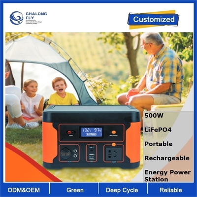 Het Lithium Ion Solar Battery Rechargeable Portable 500w van de energieKrachtcentrale Lifepo4