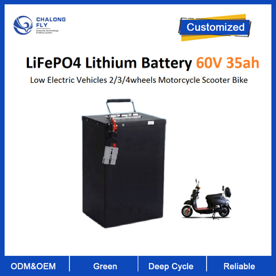 Lifepo4 Lage Elektrische voertuigen 2 3 4wheels-de Fiets 20ah 40ah van de Lithiumbatterij 60V 35ah van de Motorfietsautoped