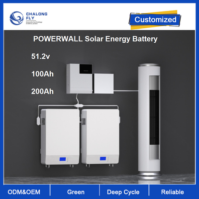 van de het Huisenergie van 48V 100Ah 200Ah de Accu 6000cycles 1C LiFePO4 Zonneess