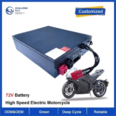 van de Hoge snelheidsebike van 72V 50Ah 100AH LiFePO4 van de de Autopedmotorfiets van het de Batterijpak het lithium Ion Battery