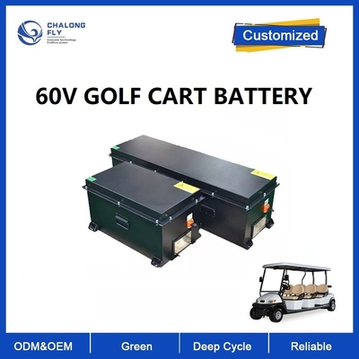 CLF OEM ODM 48V 60V 72V 80Ah 100Ah Custom Golf Cart NCM LiFePO4 Lithiumbatterijpakket met stabiele BMS CAN IP65