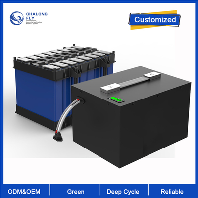 Op maat gemaakte aansluiting LiFePO4 Lithiumbatterij 24V 48V 51.2V 100Ah 150Ah 200Ah MPPT Controller
