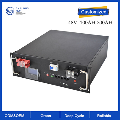 OEM ODM LiFePO4 pakken van de het lithiumbatterij van de Lithiumbatterij de Waterdichte 48V 51.2V 100Ah 150Ah 200Ah