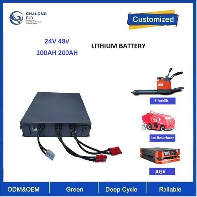 CLF Elektrische vorkhef Lifepo4 Lithiumbatterijpakket OEM 48V 200Ah 300Ah 50Ah Voor AGV