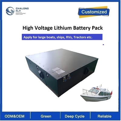 LiFePO4 Elektrische boot Schip Tractor Lithiumbatterijpakket Prismatische Lithium Ion LFP IP67 320V 80AH 100AH 200AH
