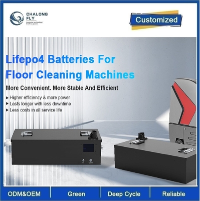 CLF OEM ODM 24V 36V 48V LiFePO4 Lithium Iron Battery Packs Floor Cleaning Machines Golfkarren Auto's met BMS Charger