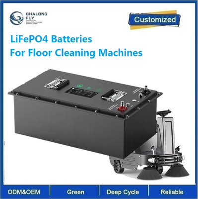 CLF OEM ODM 24V 36V 160AH LiFePO4 Lithium Iron Battery Packs Floor Cleaning Machines Golfkarren Auto's met BMS Charger