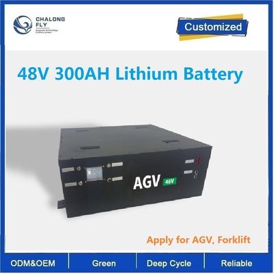 CLF OEM ODM Elektrische vorklift AGV RGV RGV Power Car Lifepo4 Lithiumbatterijen OEM 24V 48V 100Ah 200Ah 300Ah 50Ah