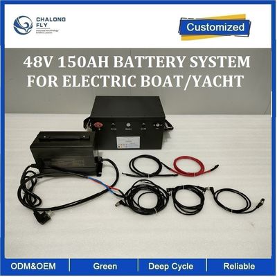 CLF OEM ODM elektrische boot marine EV batterijpakket 48V 50ah Lifepo4 batterij voor elektrische boot / jacht