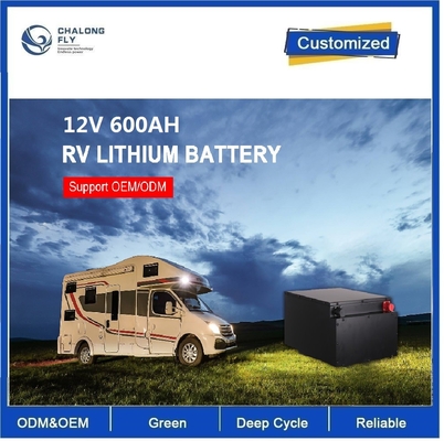 CLF 12V 600Ah Lithium Iron Phosphate oplaadbare LiFePO4 accu 100Ah 200Ah 300Ah 12V 24V Voor RV Camper Boat