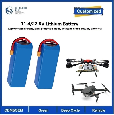 22000mAh LiFePO4 NCM 22.8V 33V 43.2V 6S 12s Lithium-ionbatterij voor luchtdetector drone