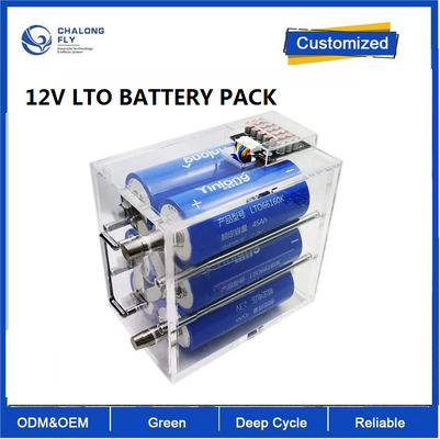 LTO 12V 40AH 45AH Lithium-titanatbatterij Laagtemperatuurverwerker zonne-energie groot enkel lithiumbatterijpakket