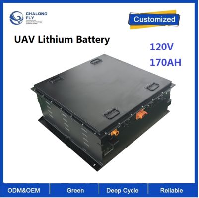 120V 170Ah 3000 cycli LiFePO4-accu voor onbemande voertuigen