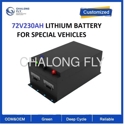 CLF 72V 230Ah Speciale Voertuigen Lithium Batterij met 1000A Piek Ontlading 230Ah Nominale Capaciteit voor Elektrische Voertuigen