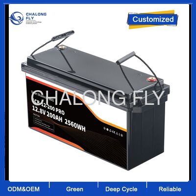 Lithium-ion batterijpakket 12V 200Ah Loodzuurvervanging Groothandel OEM Loodzuur voor Lifepo4 batterij EU voorraad