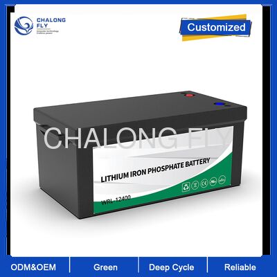 Weran Hoge capaciteit 12V 400Ah LiFePO4 batterij Zonne-energie opslag RV Marine Lithium Ion Pack met UN38.3 Certificering