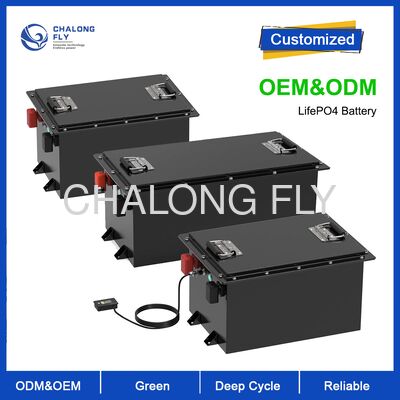 48V 100Ah LiFePO4 Golfkar Accu met Hoge Capaciteit, 4000 Cycli en Grade A Cellen