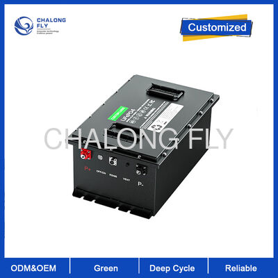 48V 100Ah LiFePO4 Golfkar Accu met 4000+ Cycli en Ingebouwde 200A BMS voor Universele Pasvorm
