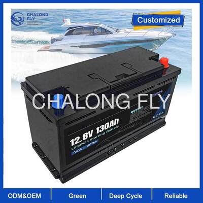 12V 130Ah 1300CCA Marine Lithium Battery met IP67 waterdicht en lichtgewicht ontwerp voor het starten van de marine