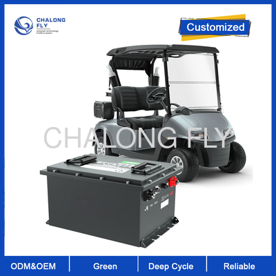 48V 190Ah LiFePO4-batterij met meer dan 6000 cycli en IP65 waterdicht voor golfkarren