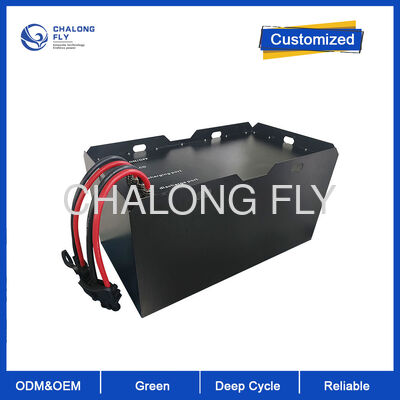 48V 300Ah Heftruck LiFePO4 Batterij 6000 Diepe Cycli Hoge Energiedichtheid 15.3kWh IP65 Tractie Power Pack