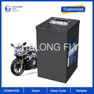 Elektrische motorfiets 72V 60Ah High Discharge Lithium Battery Pack met 200A Peak Current BMS