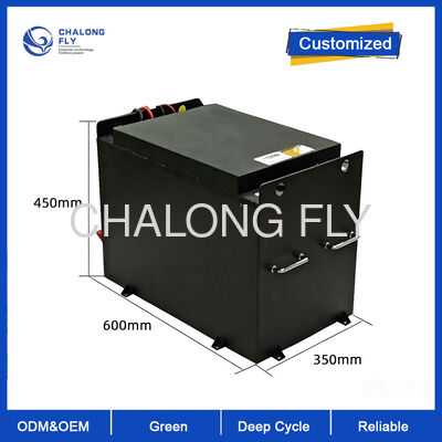 48V 400Ah Compact LiFePO4 Vorkliftbatterij 155Wh/kg Hoge energiedichtheid Slim ontwerp Uitgebreide looptijd Industrieel
